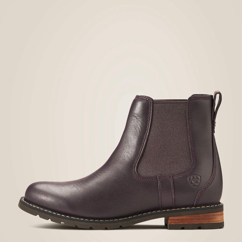 Ariat Wexford Waterproof Chelsea Boot Cordovan Polska | LSFQHB-942