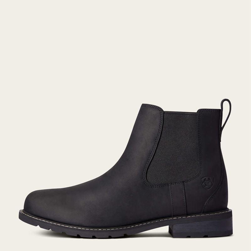 Ariat Wexford Waterproof Chelsea Boot Czarne Polska | WAUVSY-640