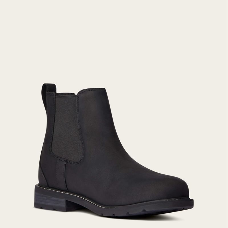 Ariat Wexford Waterproof Chelsea Boot Czarne Polska | WAUVSY-640