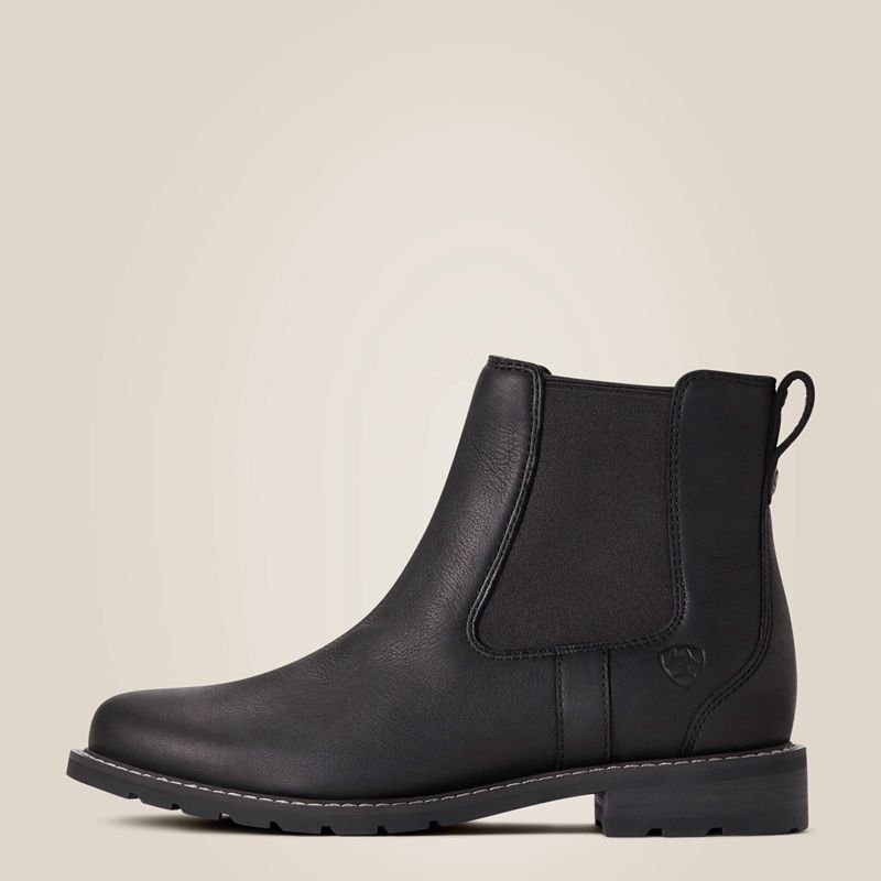 Ariat Wexford Waterproof Chelsea Boot Czarne Polska | FZWURP-297