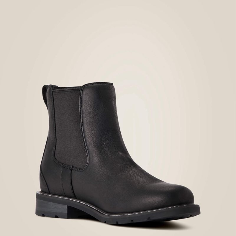 Ariat Wexford Waterproof Chelsea Boot Czarne Polska | FZWURP-297