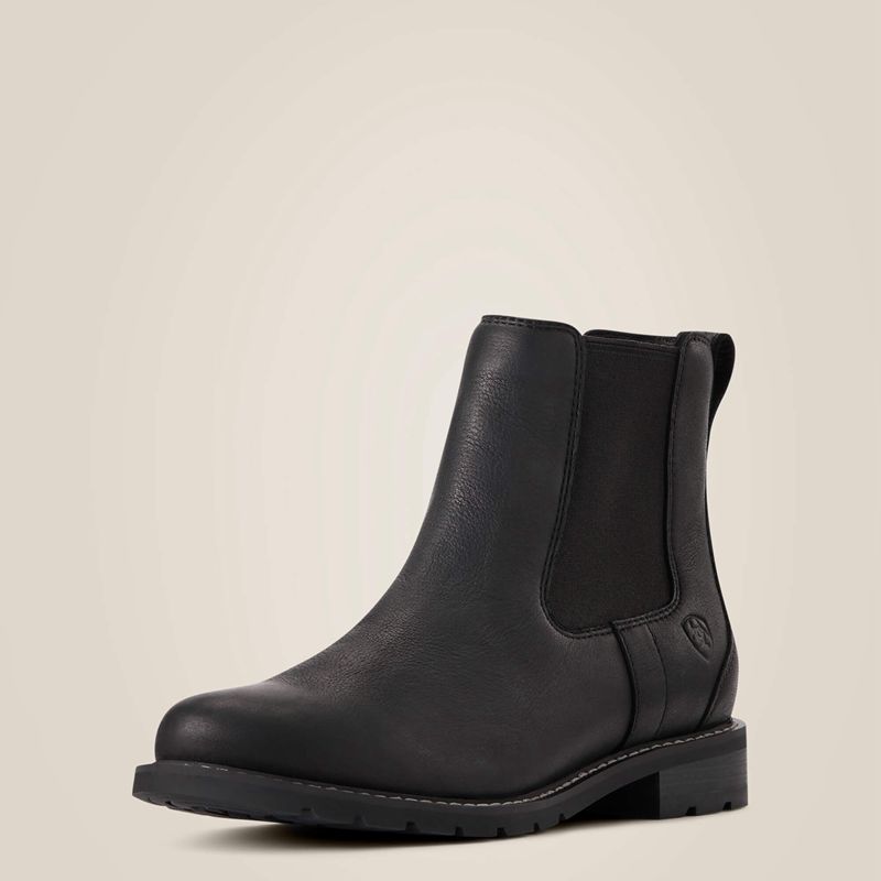 Ariat Wexford Waterproof Chelsea Boot Czarne Polska | FZWURP-297