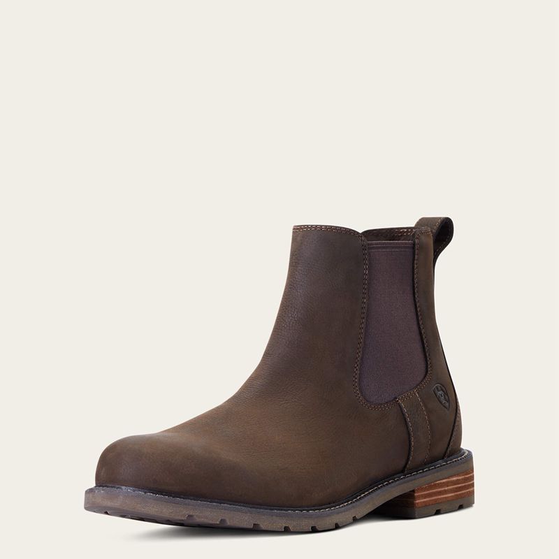 Ariat Wexford Waterproof Chelsea Boot Java Polska | MKWJXF-829