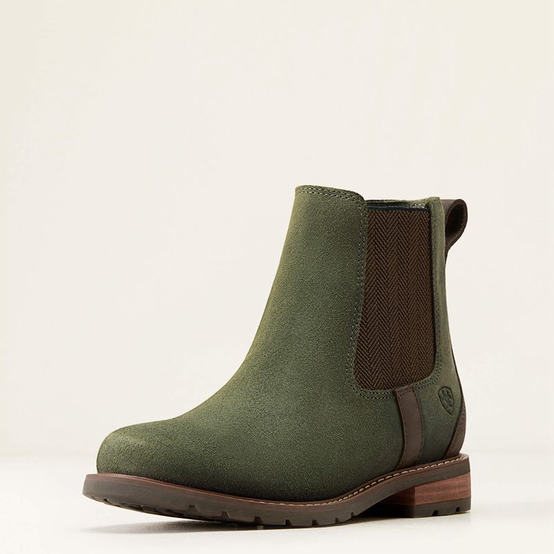 Ariat Wexford Waterproof Chelsea Boot Oliwkowe Polska | JVIRQE-034