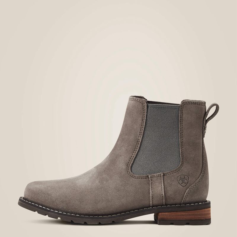 Ariat Wexford Waterproof Chelsea Boot Taupe Polska | THGKLF-837