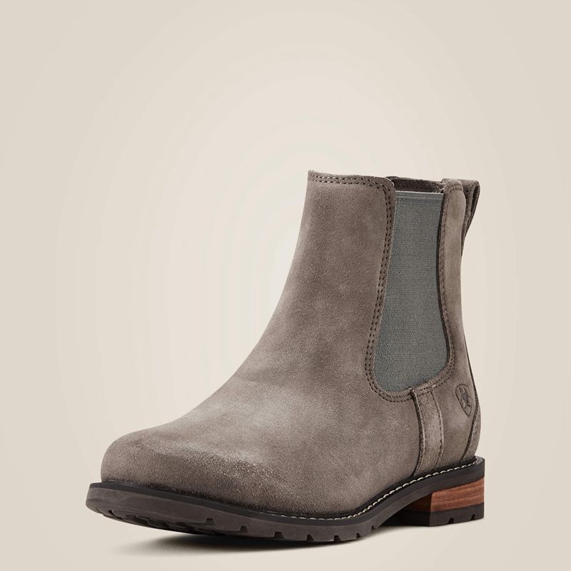 Ariat Wexford Waterproof Chelsea Boot Taupe Polska | THGKLF-837