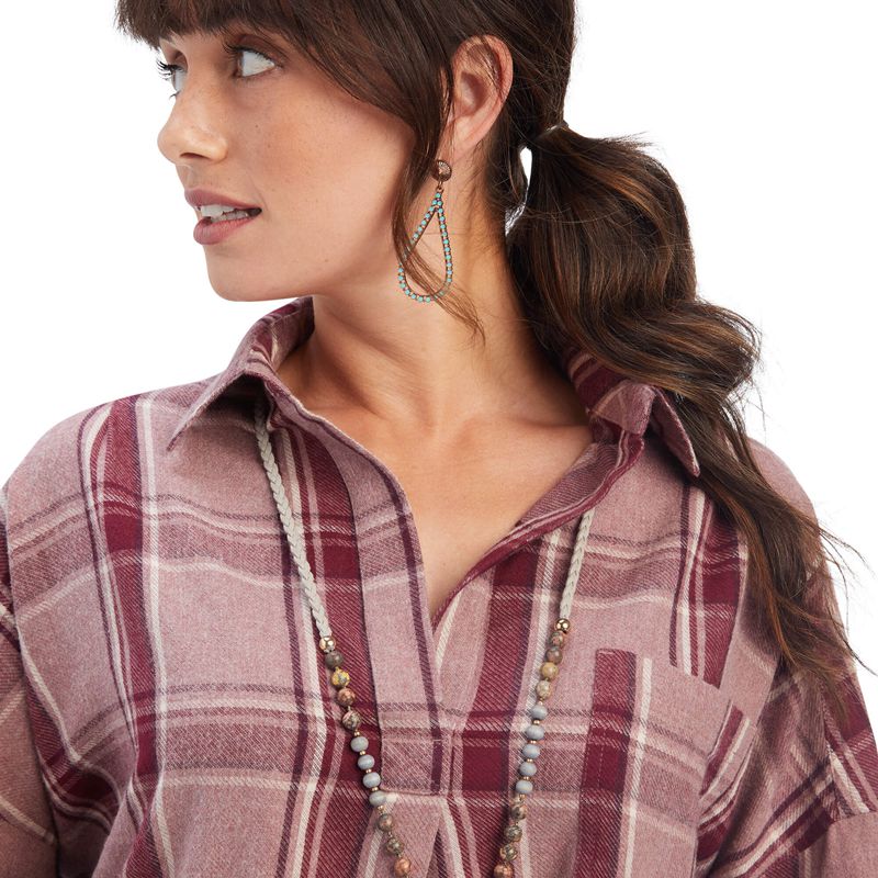 Ariat Wild West Tunic Wild West Plaid Polska | BNXWQZ-214