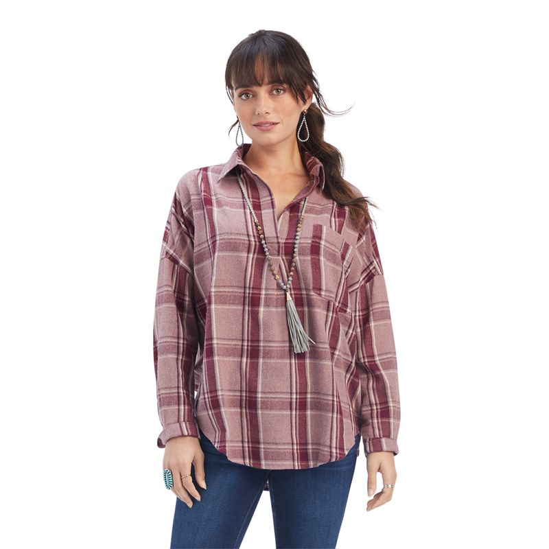 Ariat Wild West Tunic Wild West Plaid Polska | BNXWQZ-214