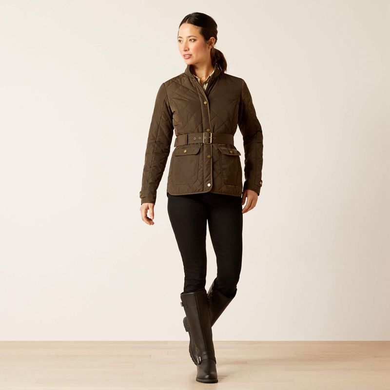 Ariat Woodside Jacket Earth Polska | EXZFWA-564