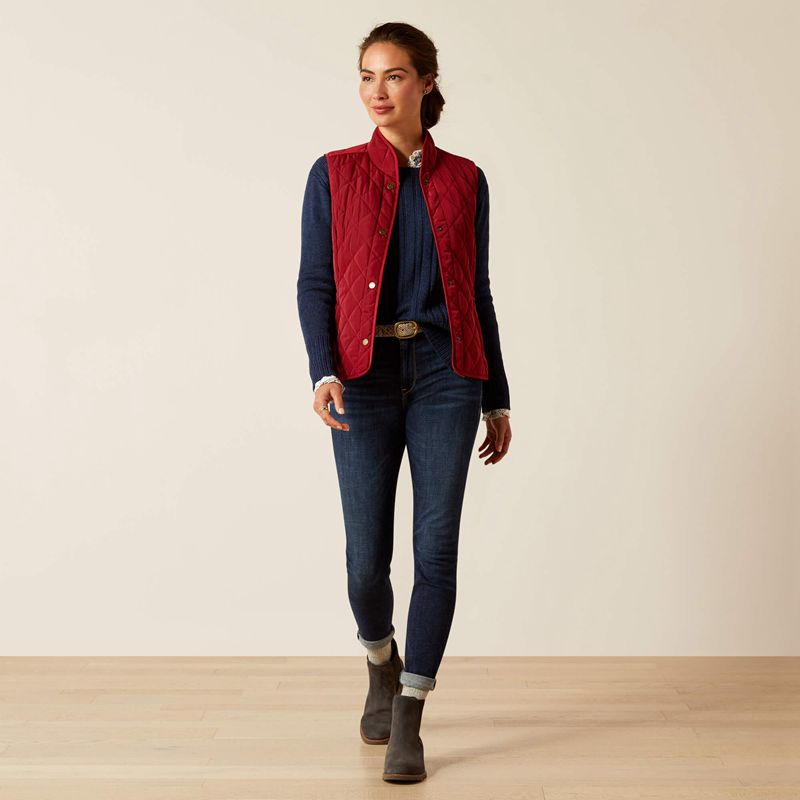 Ariat Woodside Vest Rubaiyat Polska | VRZCJM-514