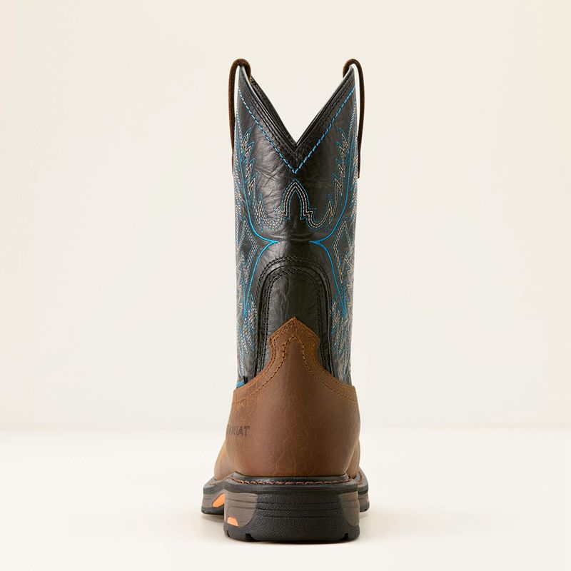 Ariat Workhog Csa Waterproof Composite Toe Work Boot Tumbled Bark/Twilight Polska | TNAZCO-640