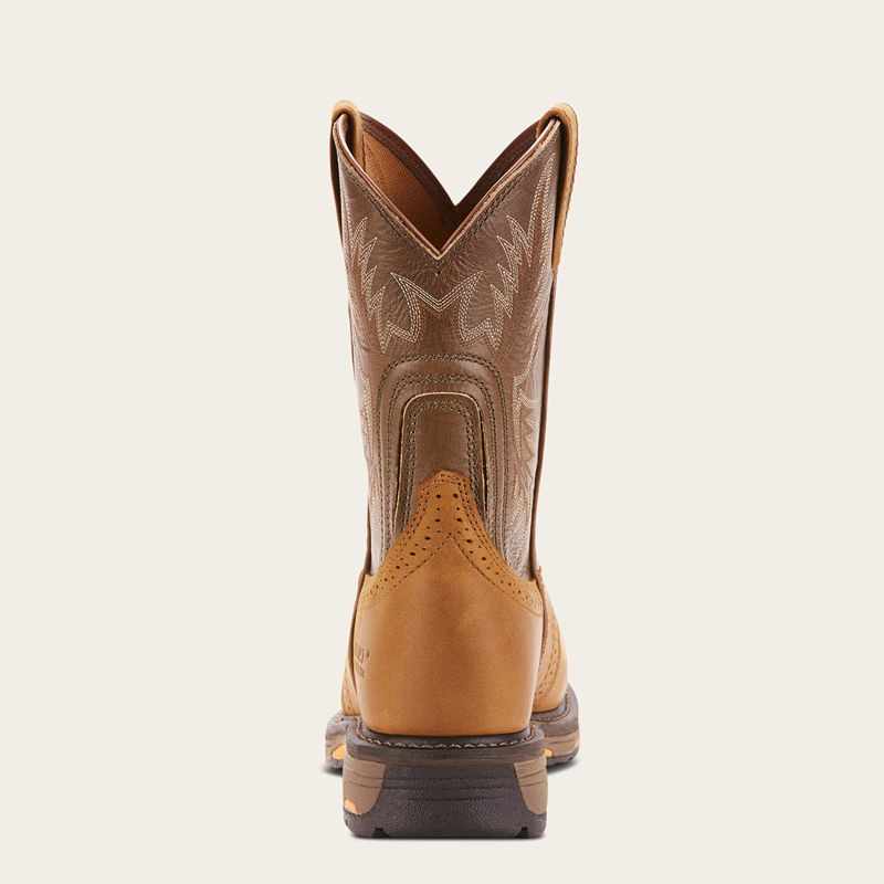 Ariat Workhog Pull-On Composite Toe Aged Bark Polska | INLTMB-456