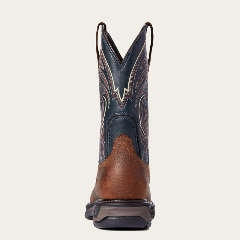 Ariat Workhog Xt Cottonwood Carbon Toe Work Boot Brązowe Polska | CDPROE-814