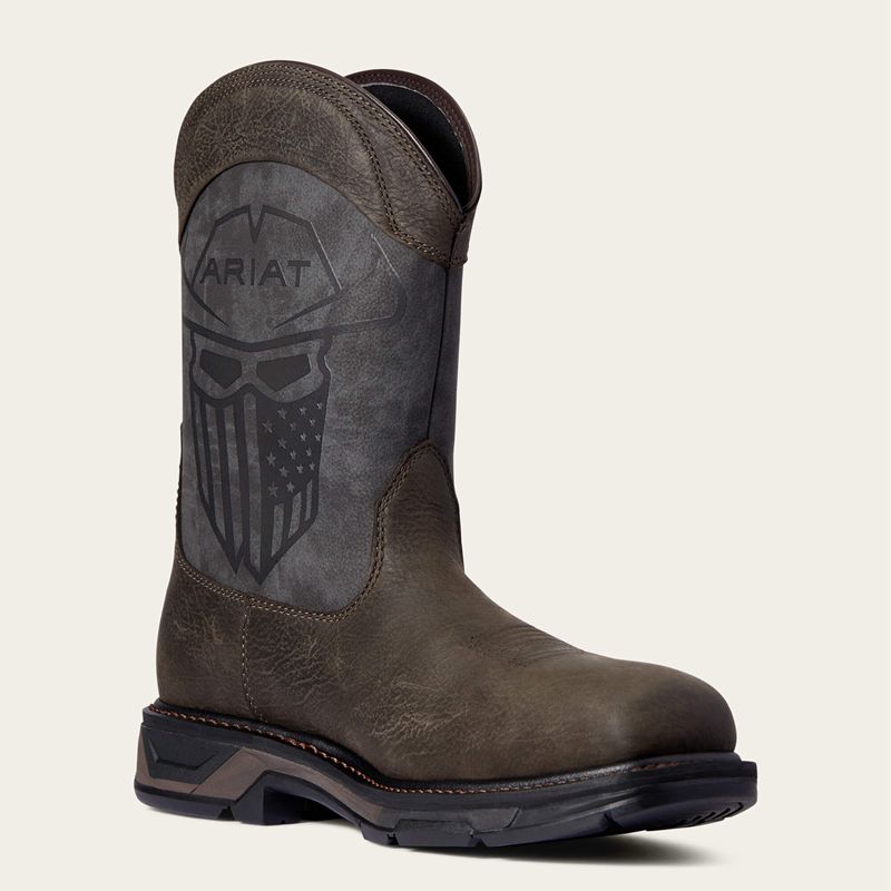 Ariat Workhog Xt Incognito Carbon Toe Work Boot Kawa Polska | ZDMOWJ-781