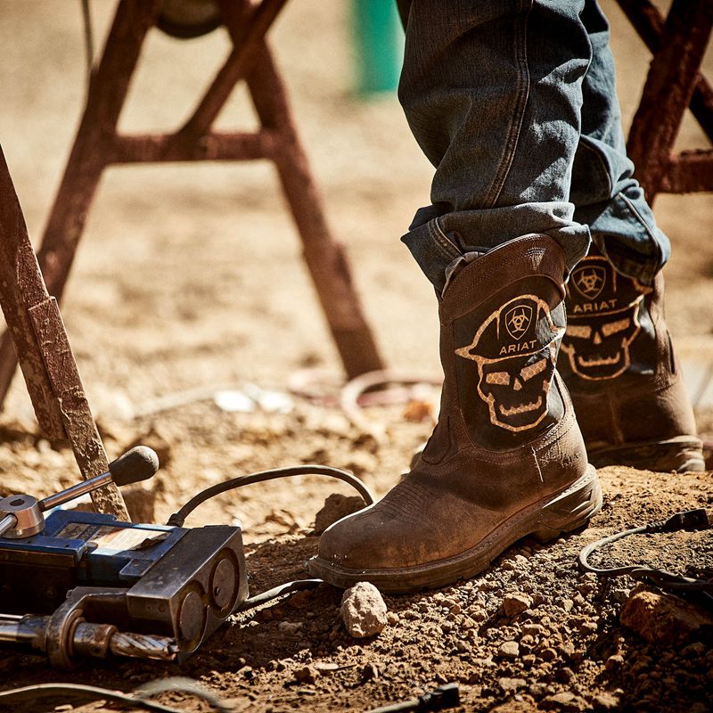 Ariat Workhog Xt Venttek Bold Carbon Toe Work Boot Kawa Polska | HBERJV-807