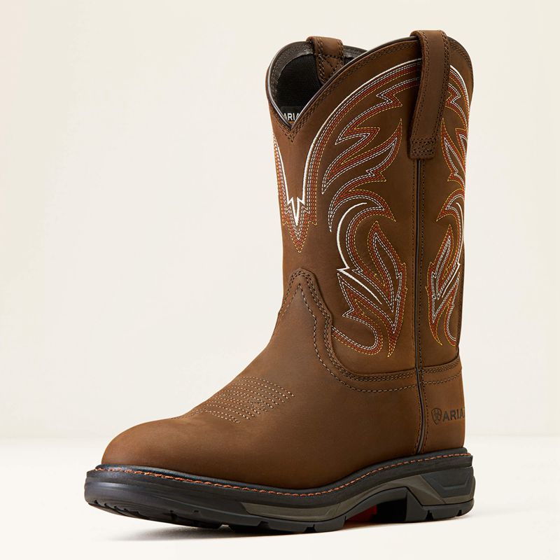 Ariat Workhog Xt Work Boot Brązowe Polska | XTMVND-295