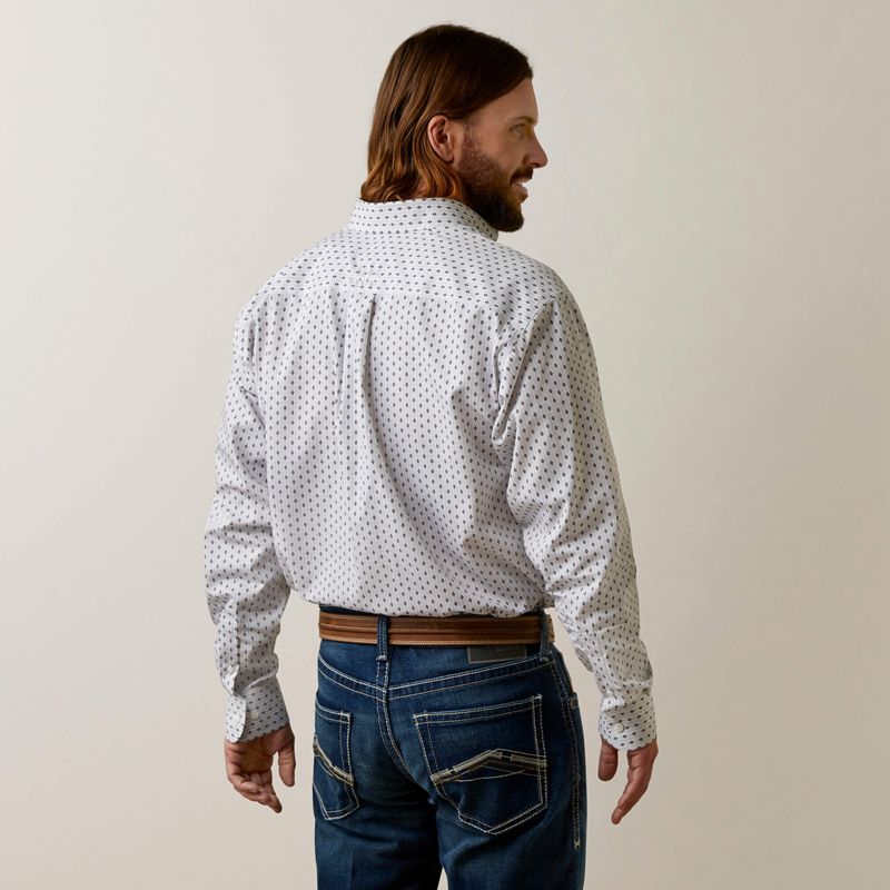 Ariat Wrinkle Free Coleman Classic Fit Shirt Szare Polska | OFGYNH-765