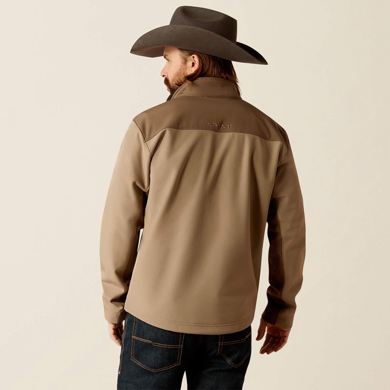 Ariat Wyatt Softshell Jacket Brązowe Polska | FLSAVC-672