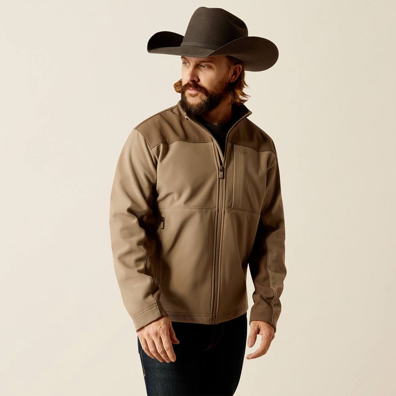 Ariat Wyatt Softshell Jacket Brązowe Polska | FLSAVC-672