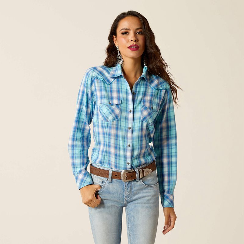 Ariat Xico Shirt Xico Plaid Polska | IWJHSO-095